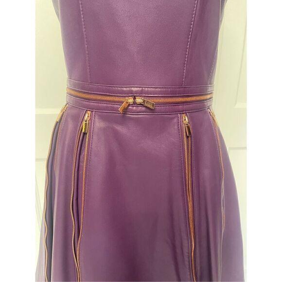 Thomas Wylde Lamb Leather Dress Size M - Picture 6 of 11